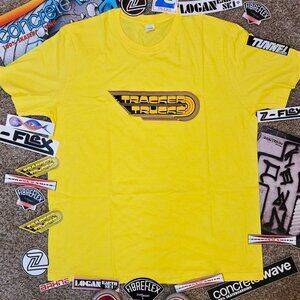 ✭TRACKER TRUCKS✭ Old school skateboard shirt XL, OG 1970s vintage logo